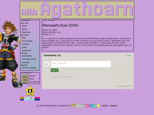 reviews/mermaidscar screenshot