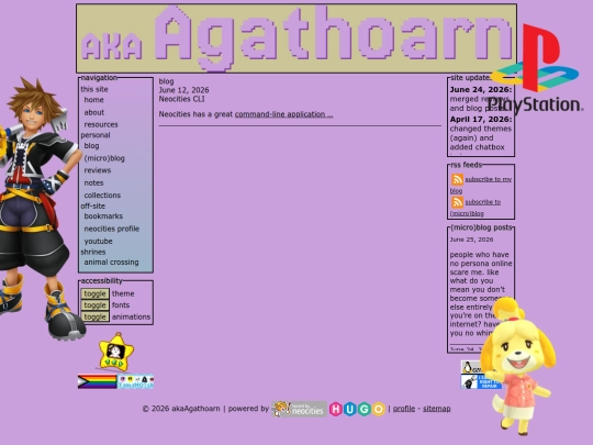 tags/neocities screenshot