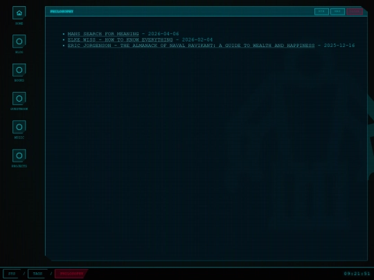tags/philosophy screenshot