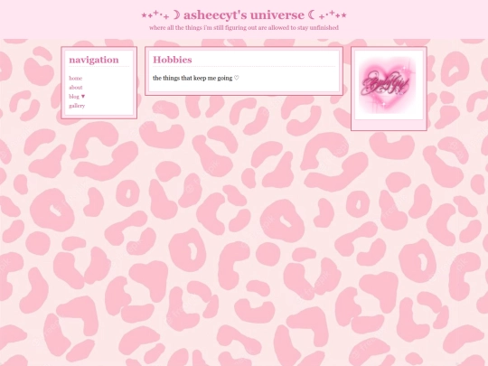 hobbies screenshot