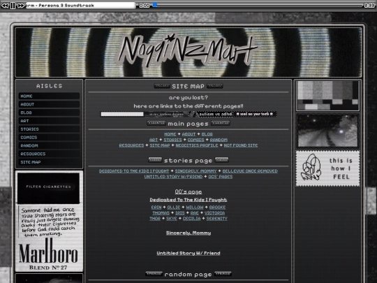 site-map screenshot