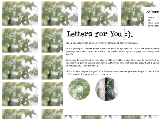 letters screenshot