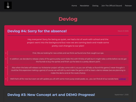 devlog screenshot