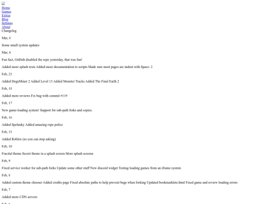changelog screenshot