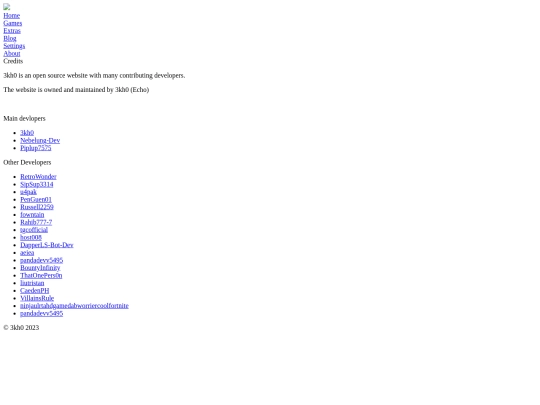 credits screenshot