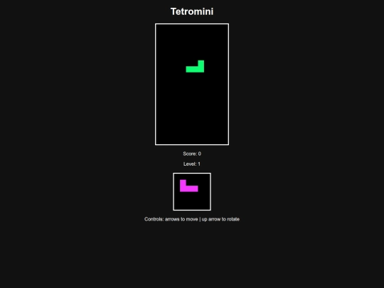 tetromini screenshot