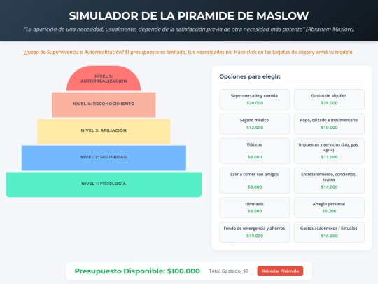 maslow screenshot