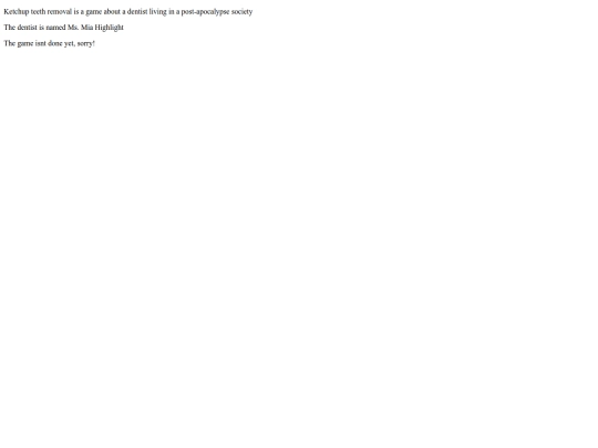 ketchupteethremoval screenshot