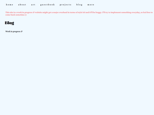 blog screenshot