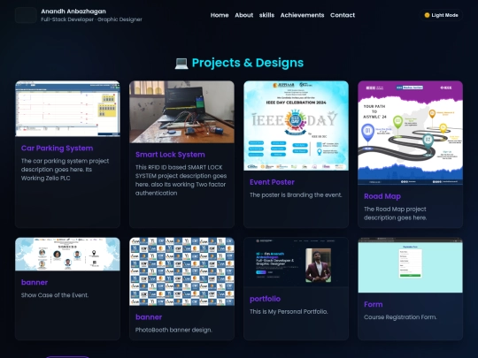 projects screenshot