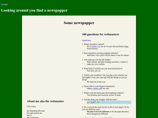 newspapper screenshot