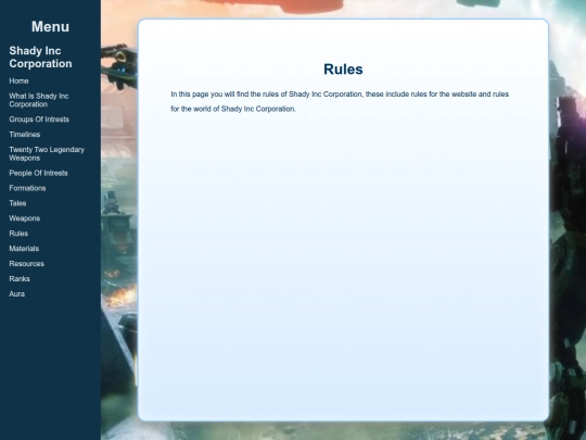SiteRules screenshot