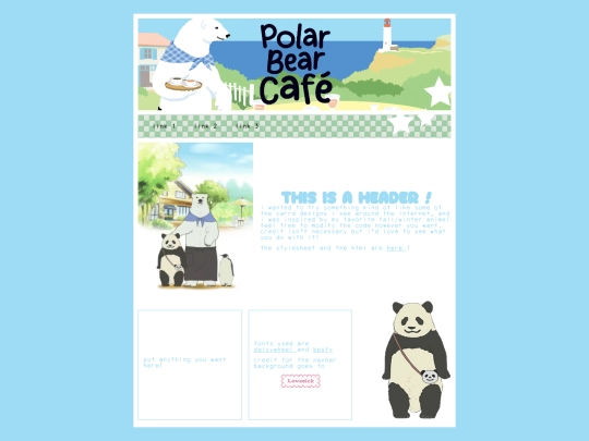 templates/shirokuma/shirokuma screenshot