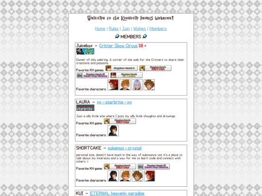 members screenshot