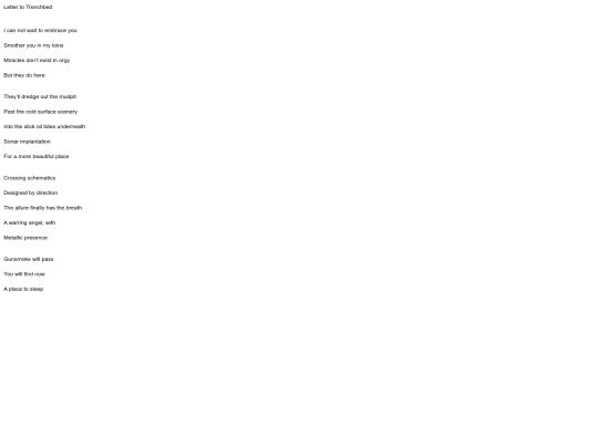 letters to susurrus html screenshot