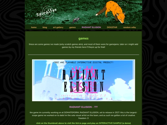 games screenshot