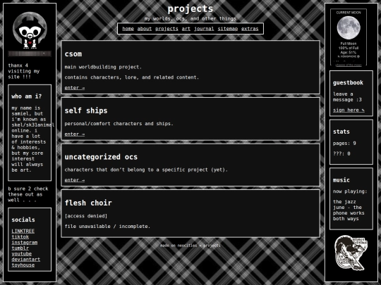 projects screenshot