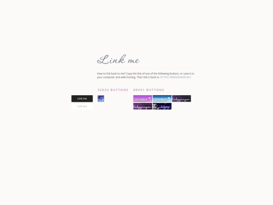 links screenshot