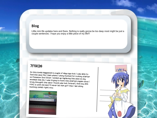 blog screenshot