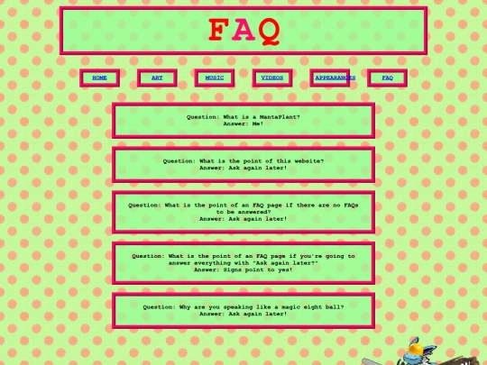 faq screenshot