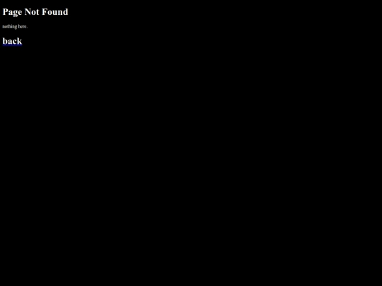 not_found screenshot