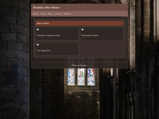 archive screenshot