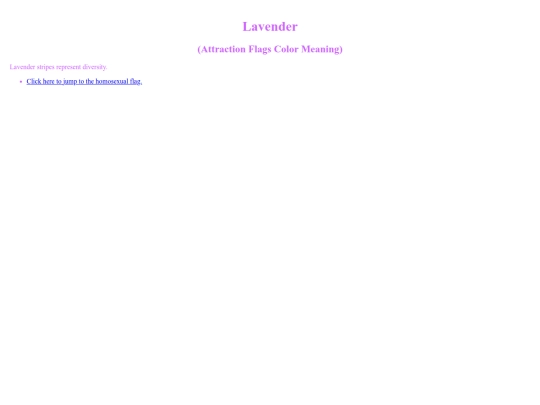 flags/colors/meanings/attraction/lavender screenshot