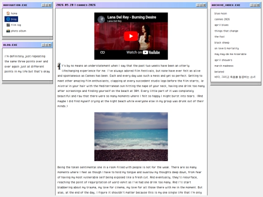 blog screenshot