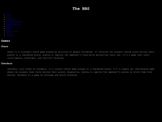 games screenshot