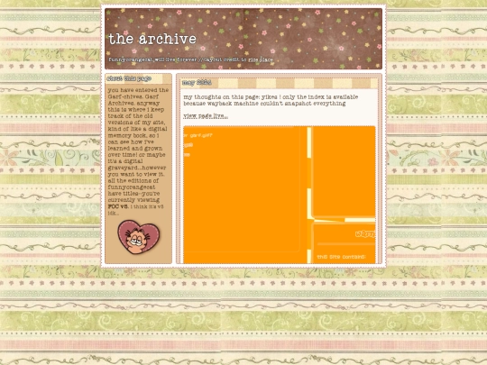 archive screenshot
