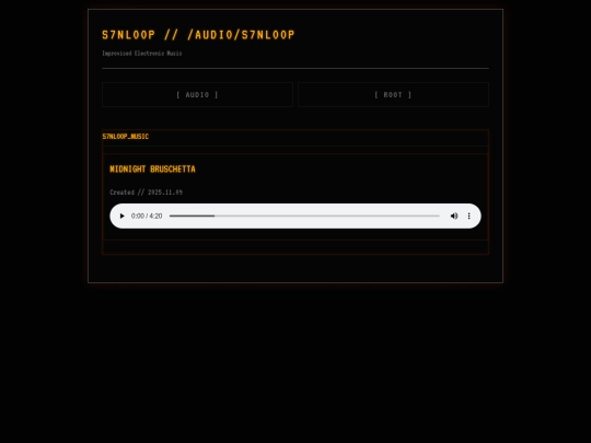 audio/s7nloop screenshot