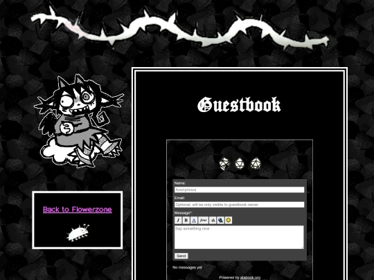 guestbook screenshot
