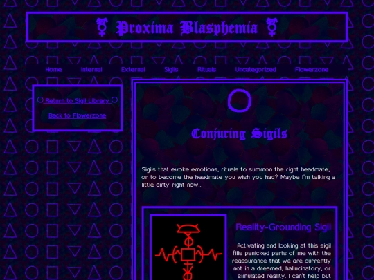 sigils/conjuring screenshot