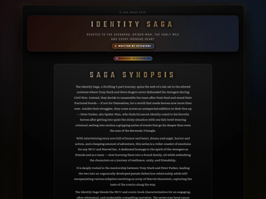 Sagasynopsis screenshot