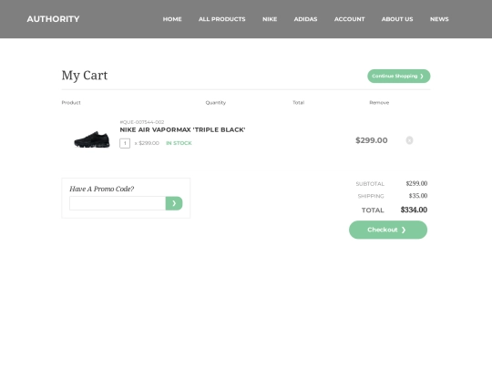 Cart screenshot