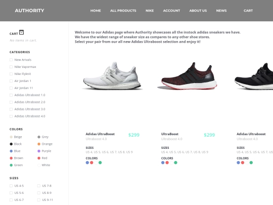 adidas screenshot