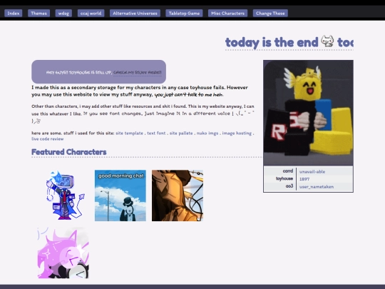 index screenshot