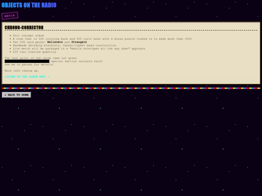 objects-on-the-radio screenshot