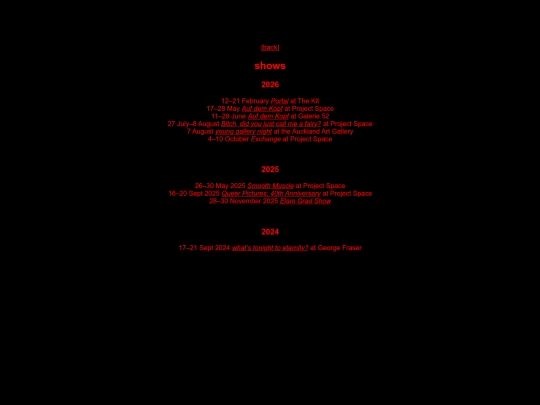 all_shows screenshot