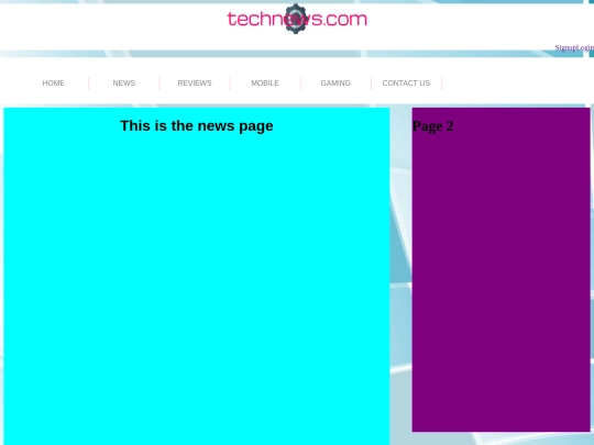 news screenshot