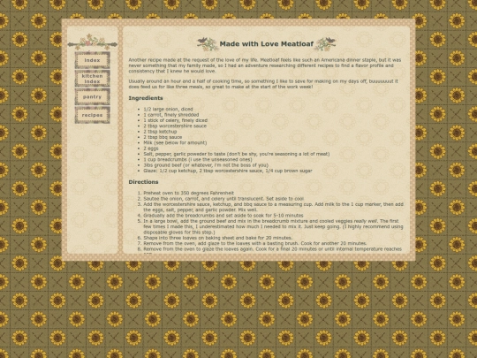home/kitchen/recipes/meatloaf screenshot