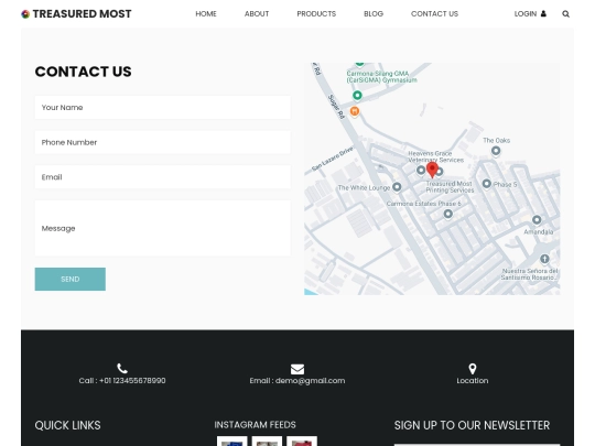 contact screenshot