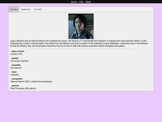 characters/joyce screenshot