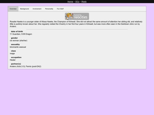 characters/rosalie screenshot