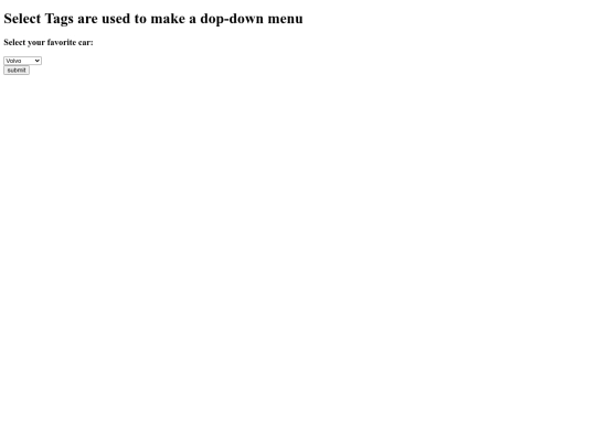 webDesignselectTag screenshot