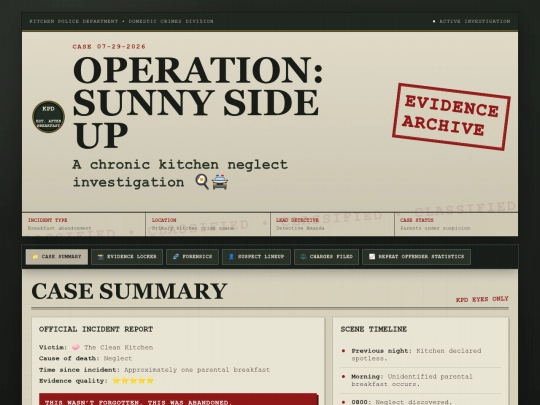 kitchen-police-evidence-archive-r2 screenshot
