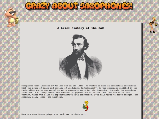 sax screenshot
