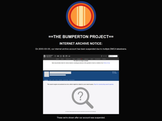 socials/archive/dmca screenshot