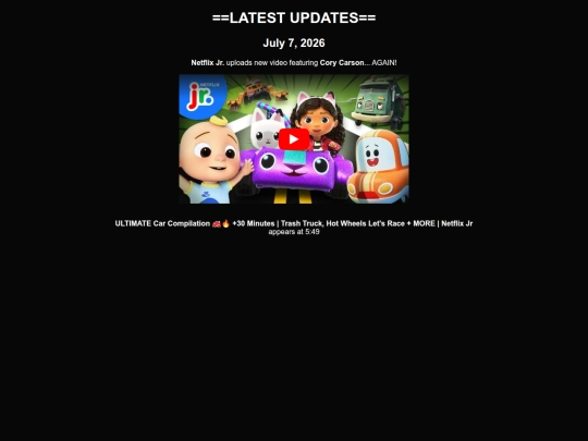 updates screenshot