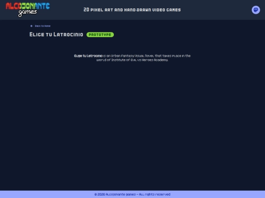 game/elige-tu-latrocinio screenshot